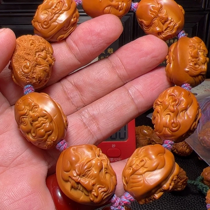 *****橄榄核手串十八罗汉