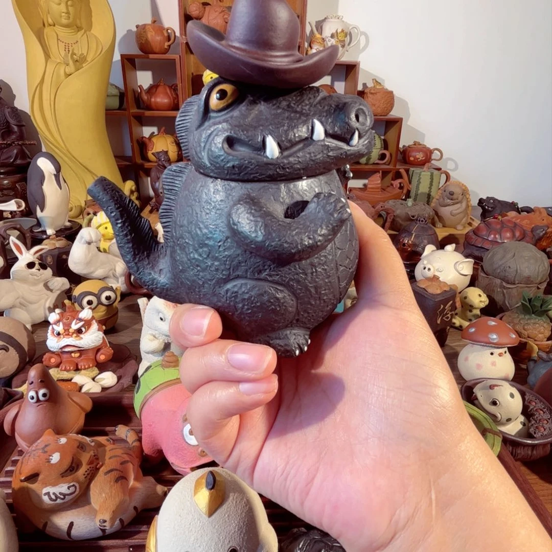 紫砂茶壶纯手工制作过程非常