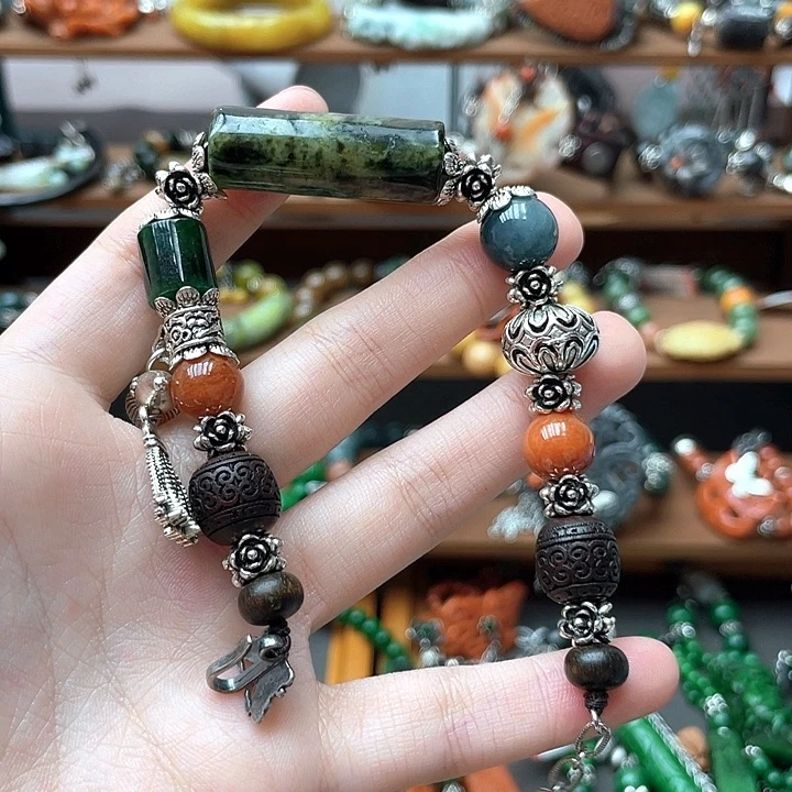 翡翠未镶嵌手链饰品