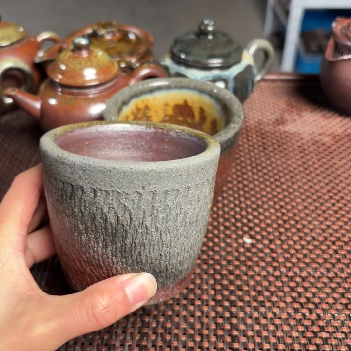 紫砂茶杯段泥大杯