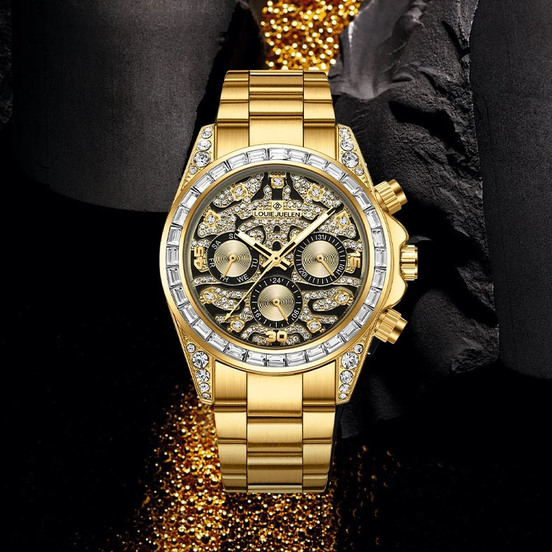 瑞士品牌 路易爵伦 老虎迪系列 男士机械腕表 ZWL