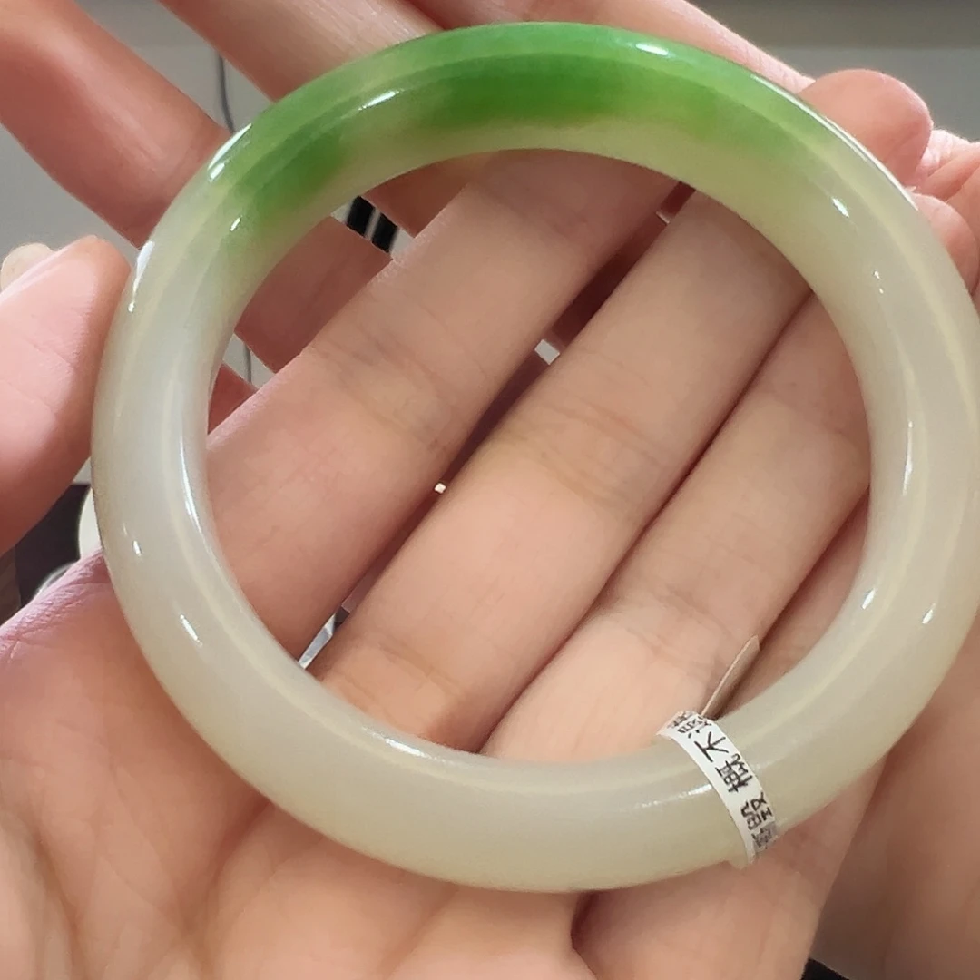 小***∽和田玉未镶嵌手镯56.5