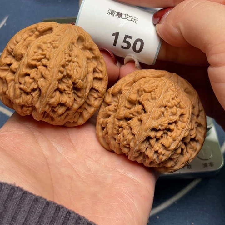 文玩核桃把件粗筋51.150