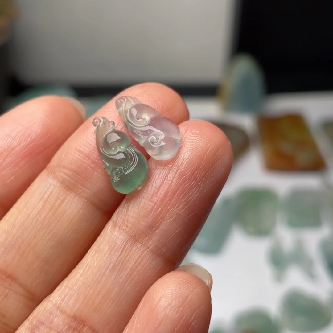 定制翡翠未镶嵌秀*天然翡翠