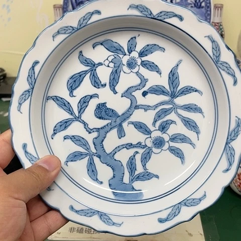【闪购商品】碟中古工艺品回流瓷器