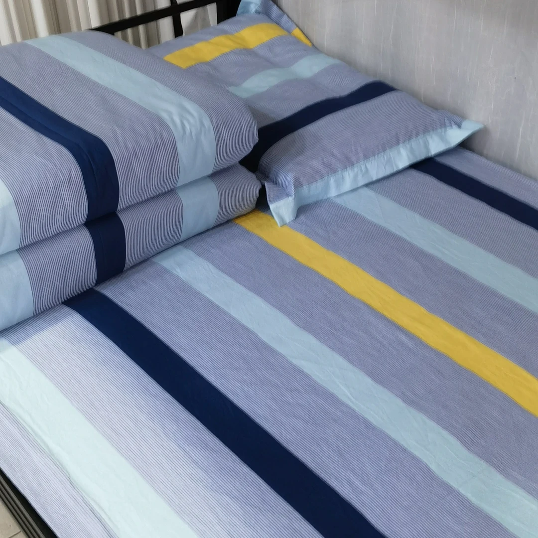 床笠三件套衡水各高中初中床笠被罩枕套纯棉斜纹面料