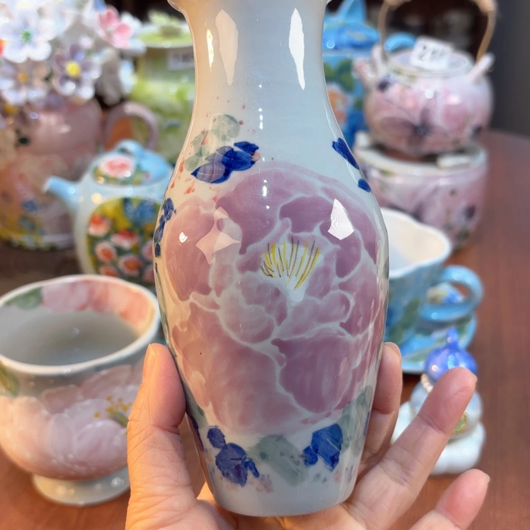 景德镇手绘高温釉下彩陶瓷茶具