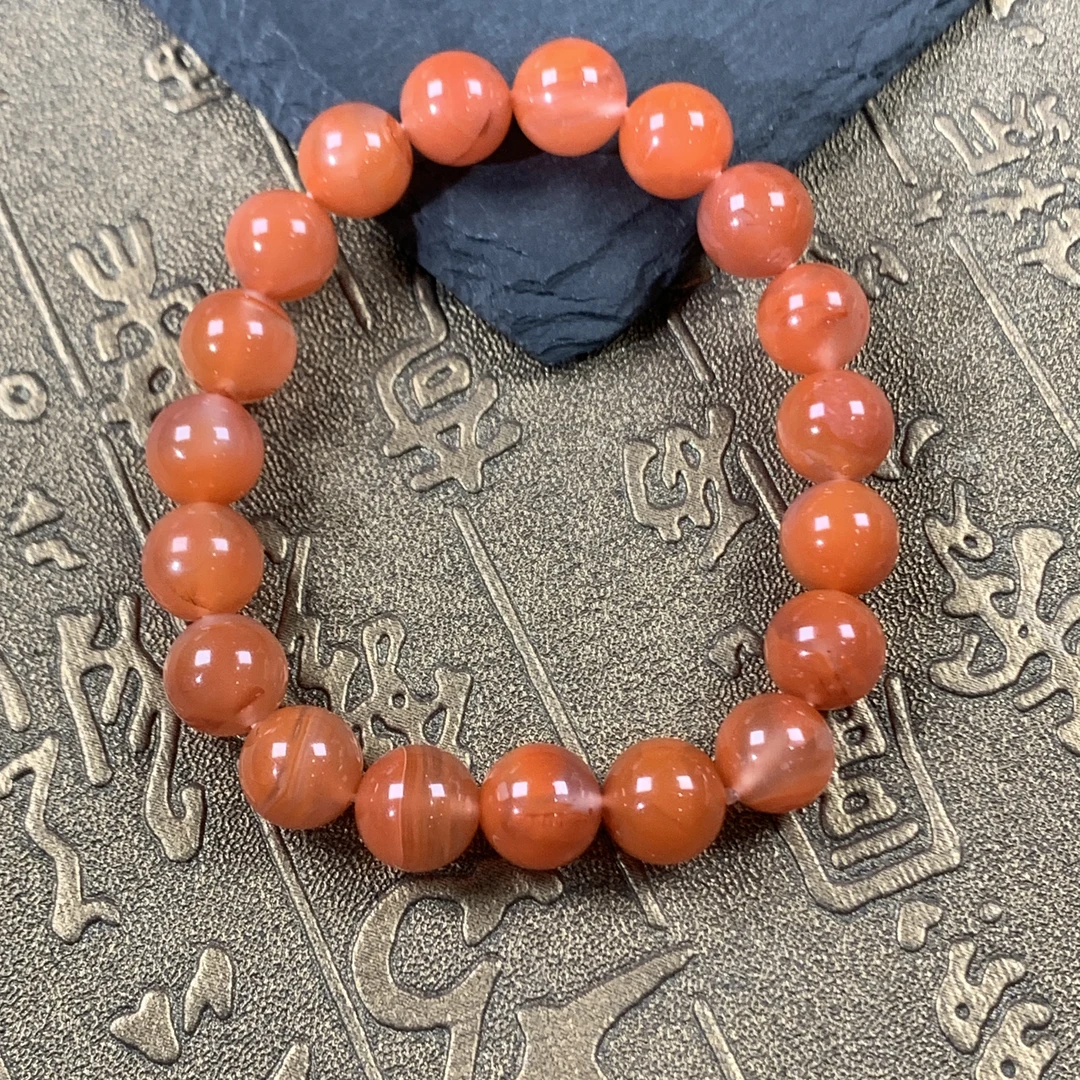 高品质冰飘南红手串10mm KT24062712