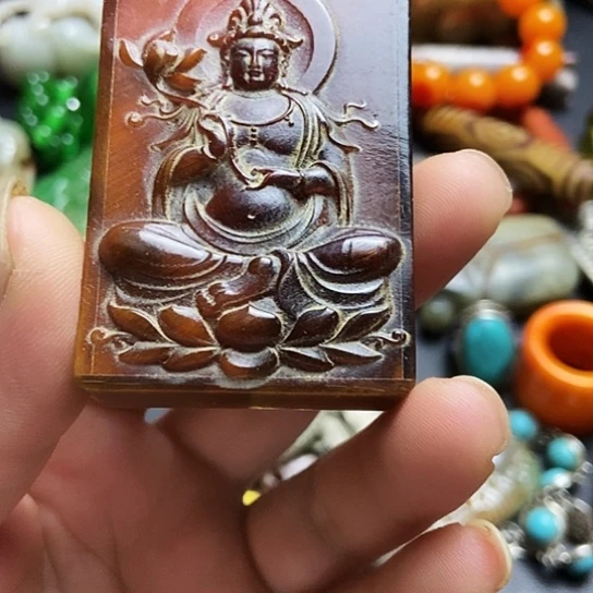 紫金钵盂菩提吊坠