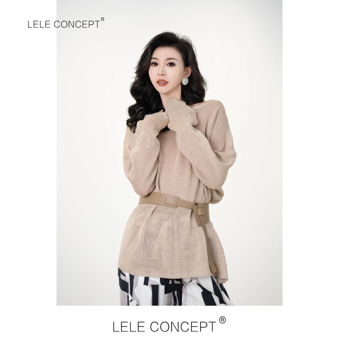LELE CONCEPT｜【如一】都市时尚大气净版网上衣S0838