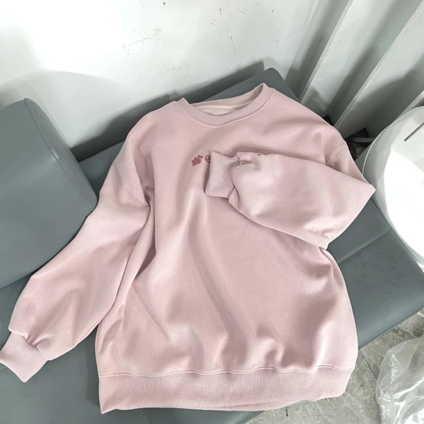 6018春季新品宽松刺绣卫衣女休闲