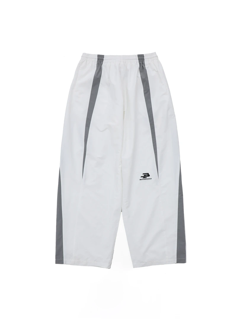 【】MASONPRINCE几何结构撞色教练长裤