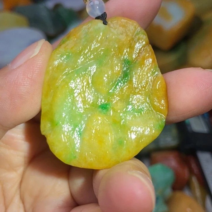 翡翠未镶嵌挂件缅甸翡翠