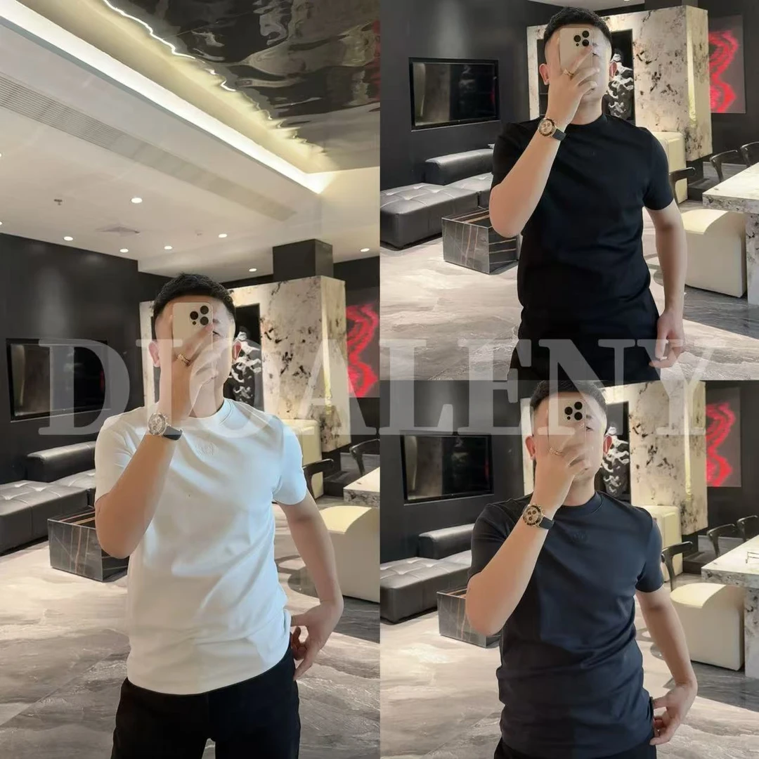 【帅老板】5029冬季轻奢T恤混纺海岛棉休闲百搭短袖