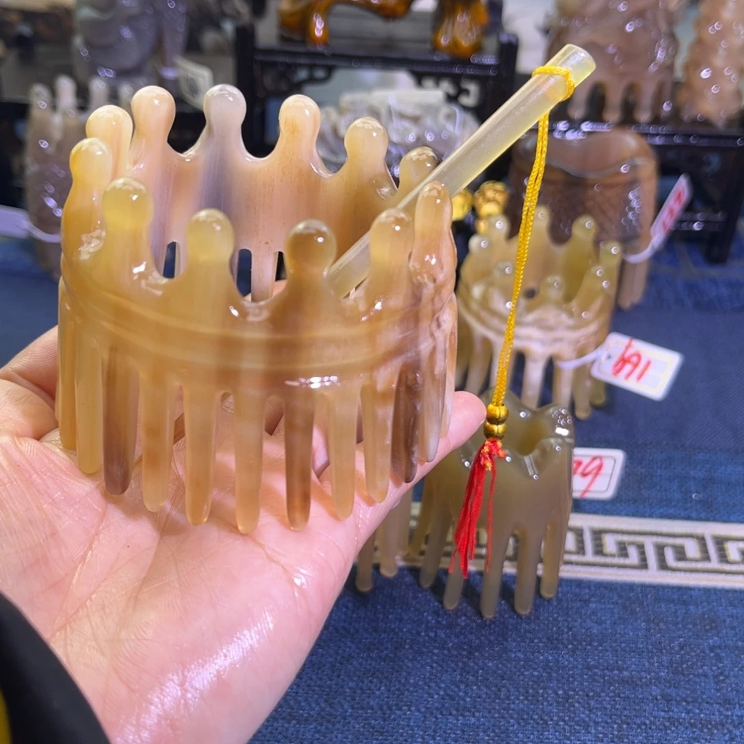 老白水牛角双头头疗