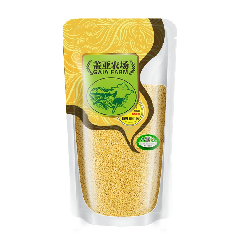 Gaia Farm/盖亚农场有机小米450g黄小米五谷杂粮450g醇厚饱满
