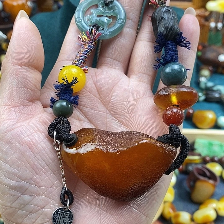 蜜蜡未镶嵌项链项链