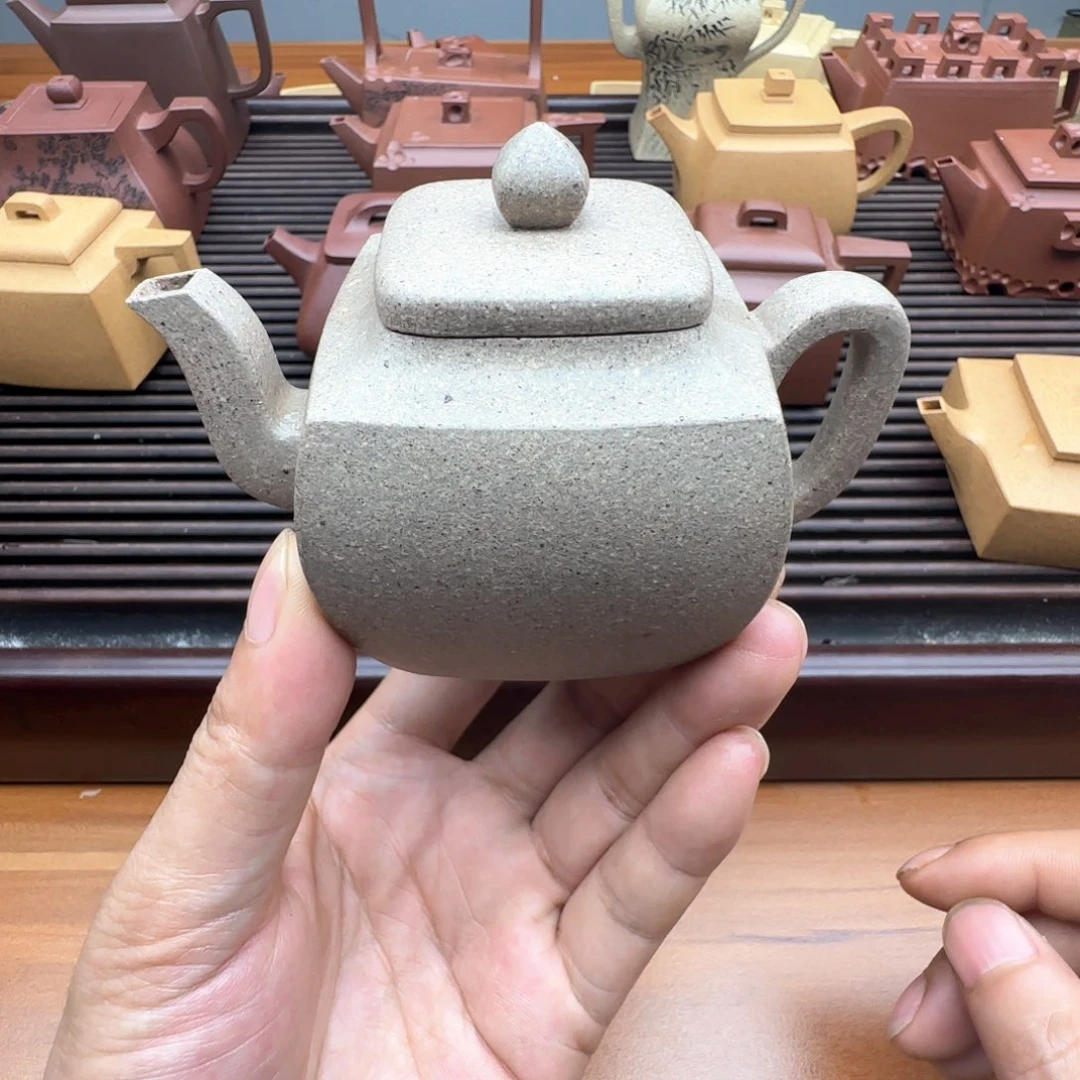 段泥壶半手工段泥小宫灯，微瑕福利