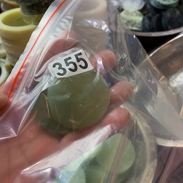 蛇纹石玉未镶嵌珠宝半成品7**叔