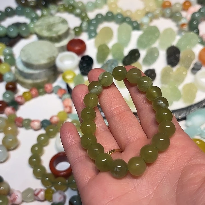 蛇纹石玉未镶嵌手串