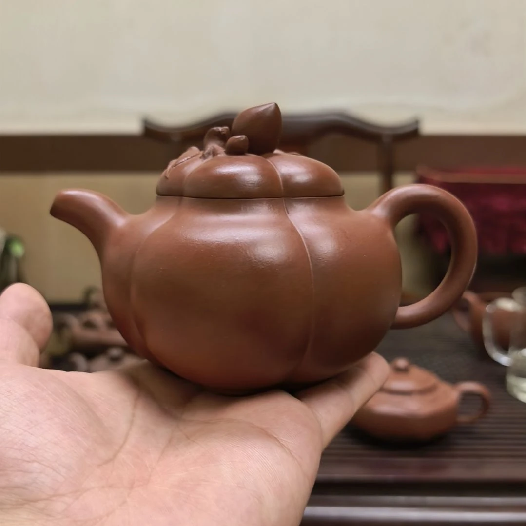 风***哥紫砂茶壶全手工上合桃