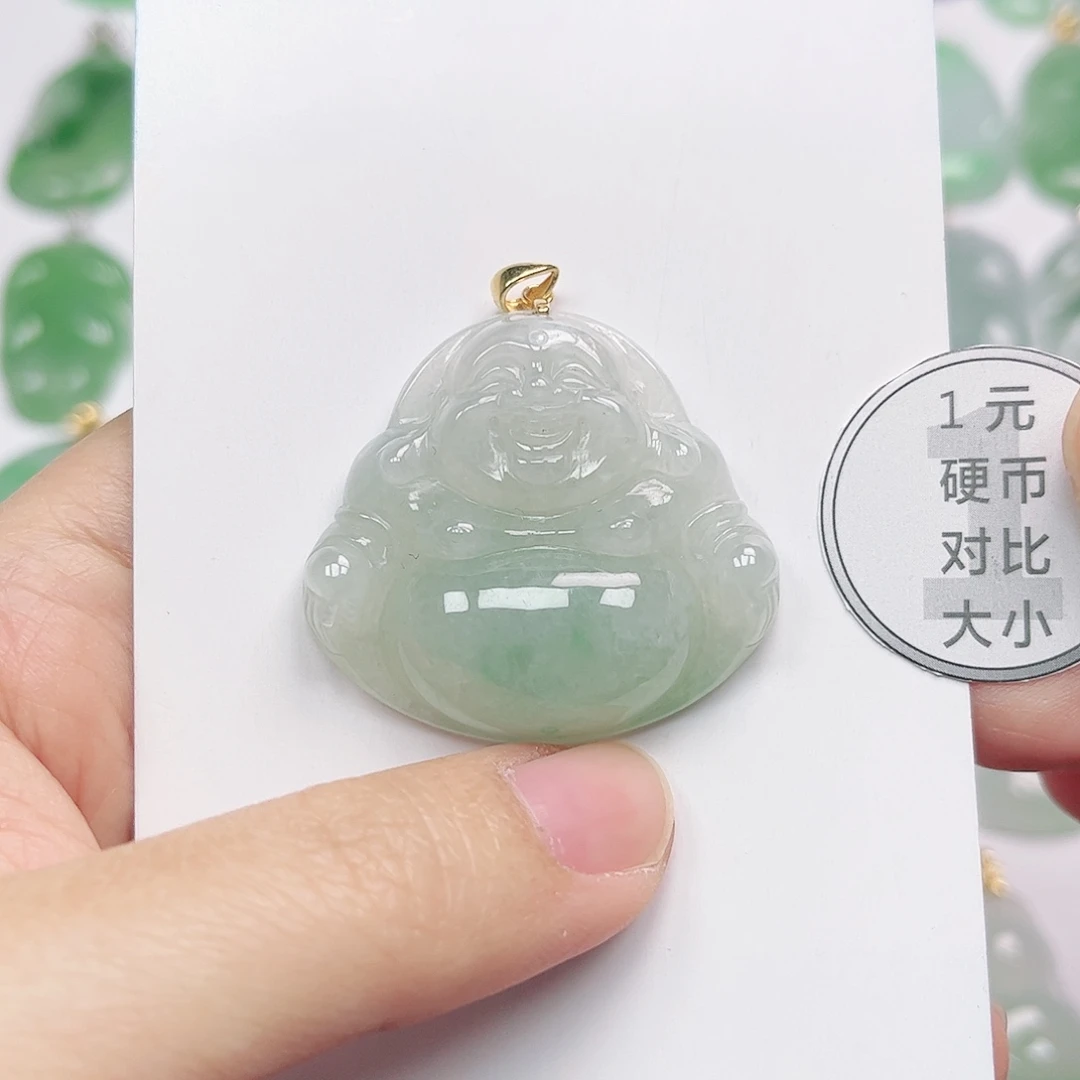 翡翠未镶嵌挂件全场天然A货翡翠