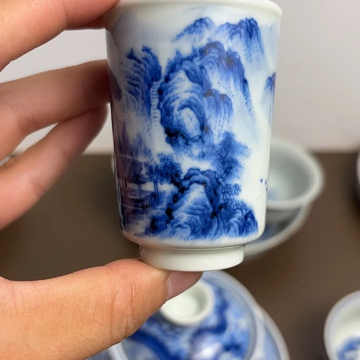 一***卜摆件景德镇柴窑杯杯