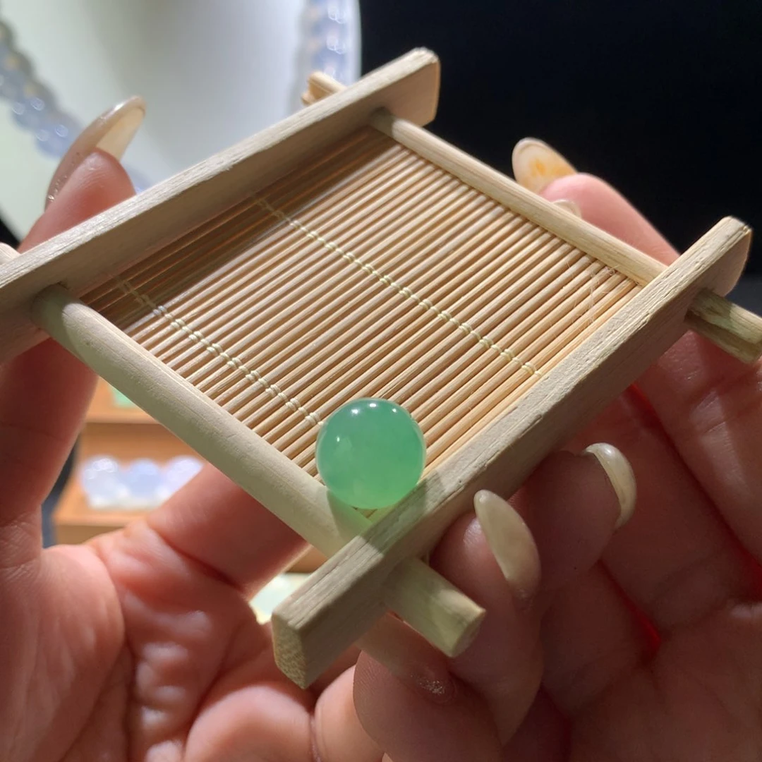 未镶嵌手串翡翠精品卡12冰绿特价