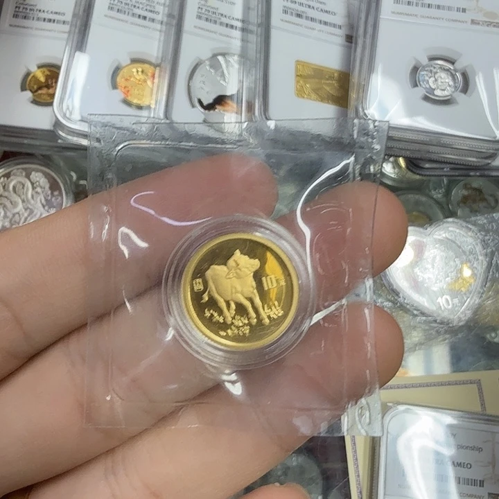 其他普通金属1997年牛金币1/10