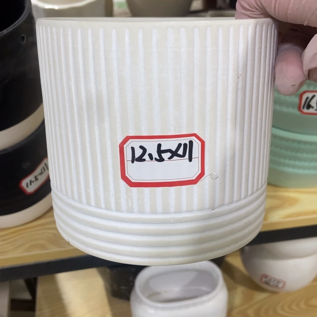 红陶高温陶瓷花盆