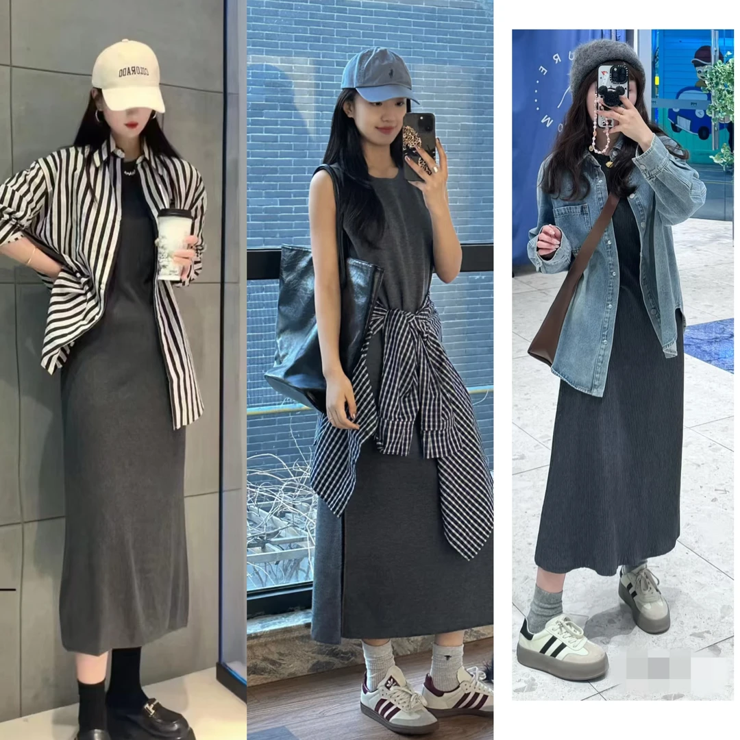 090907 麦～休闲轻盈质感连衣裙商场同款秋季女