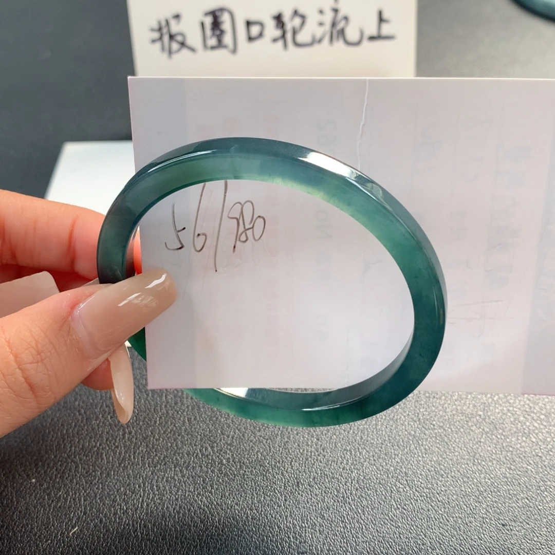 翡翠未镶嵌手镯天然翡翠