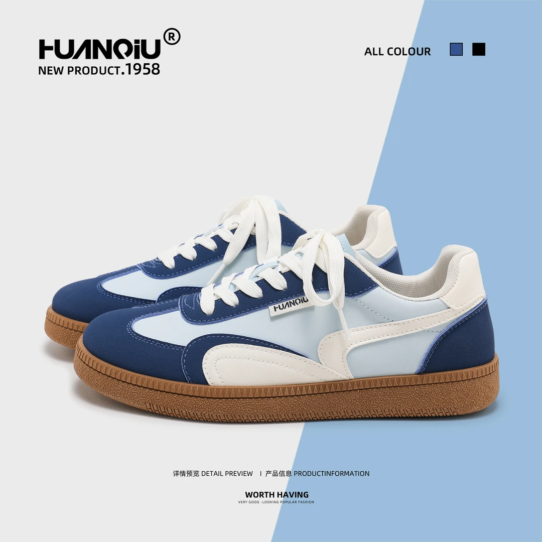 环球复古百搭德训鞋男款2025秋季新款潮流鞋子男小众舒适休闲鞋男