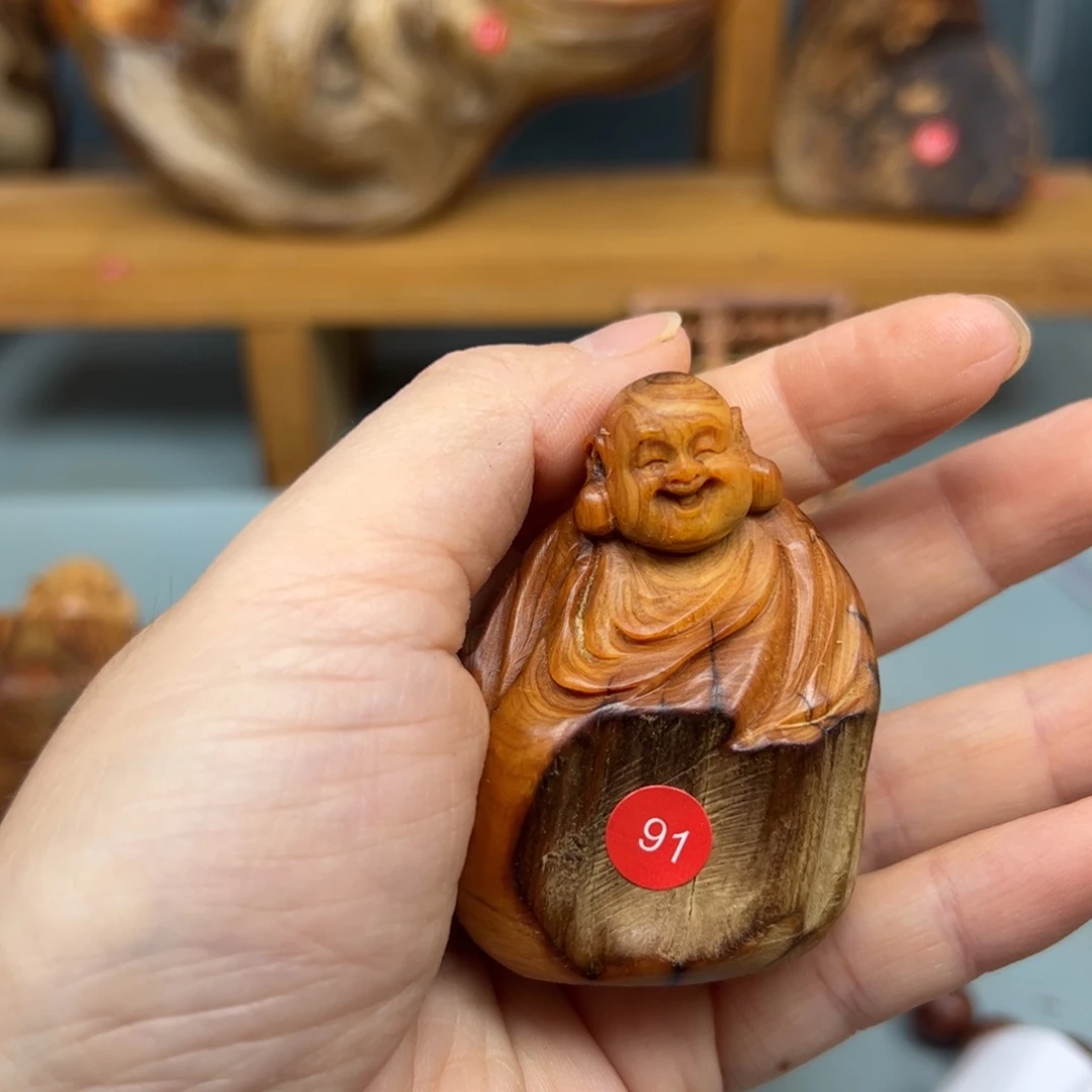 用***9木崖柏木摆件手把件，