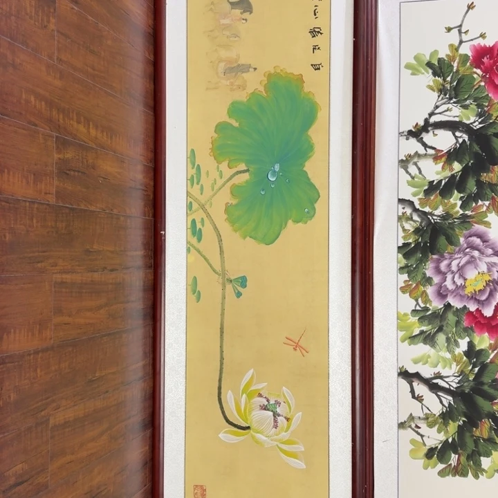 国画带框尺寸48*163厘米