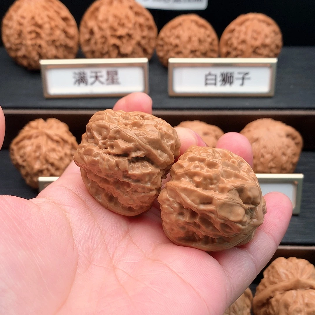 吊坠文玩核桃4号三角蛙36