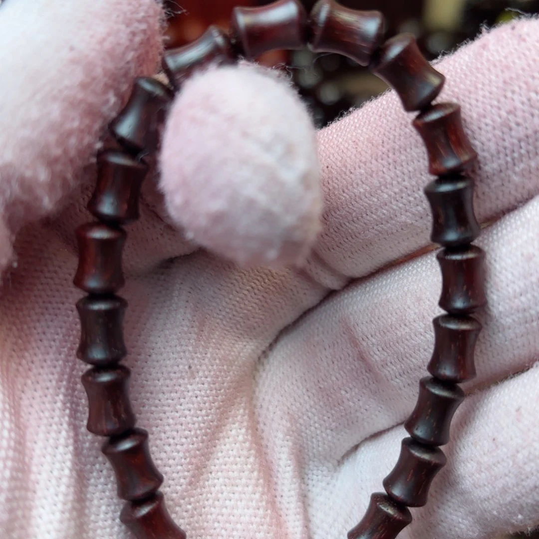 小叶紫檀手串/手链竹节