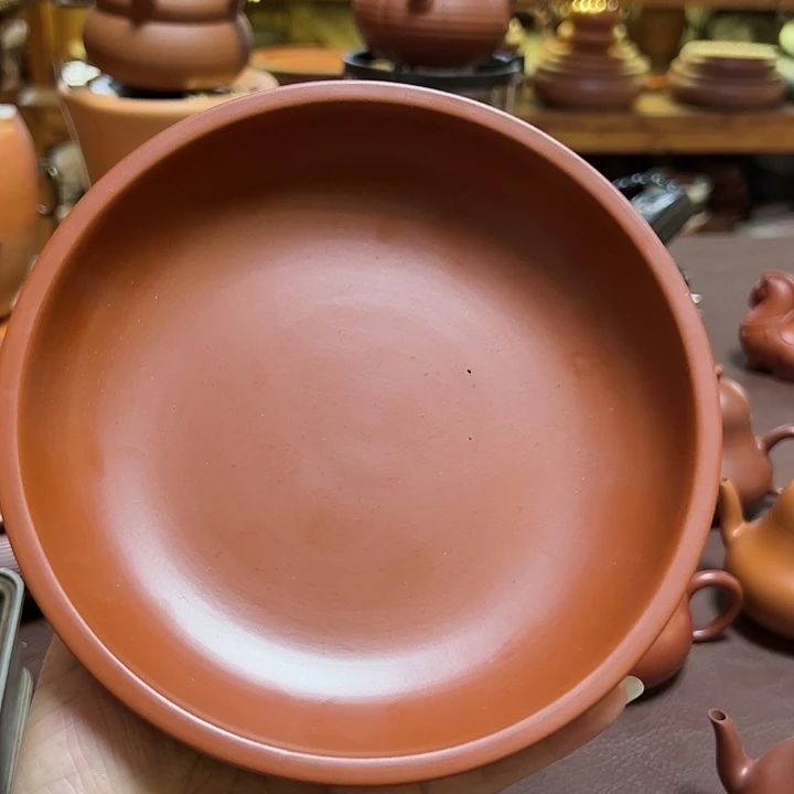 【闪购商品】朱泥壶承大约16cm