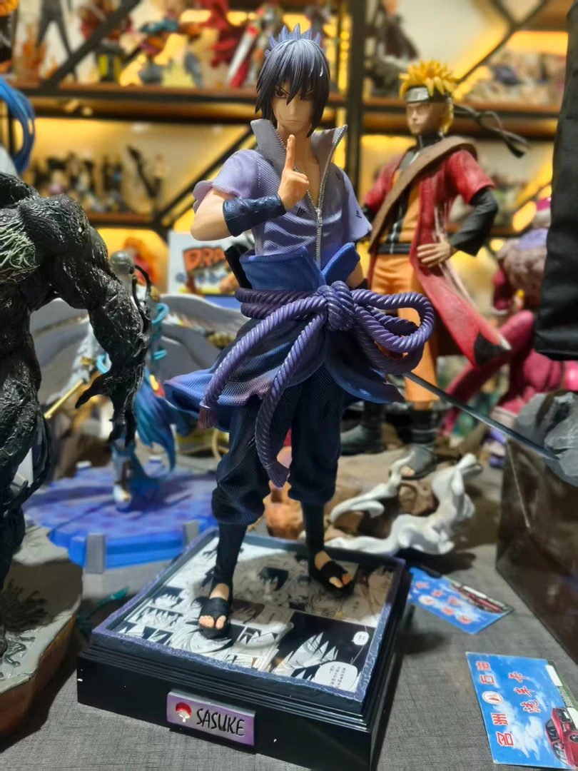 【潮玩杂货铺】现货新款 涅槃佐助 火影忍者模型手办潮动漫雕像摆件