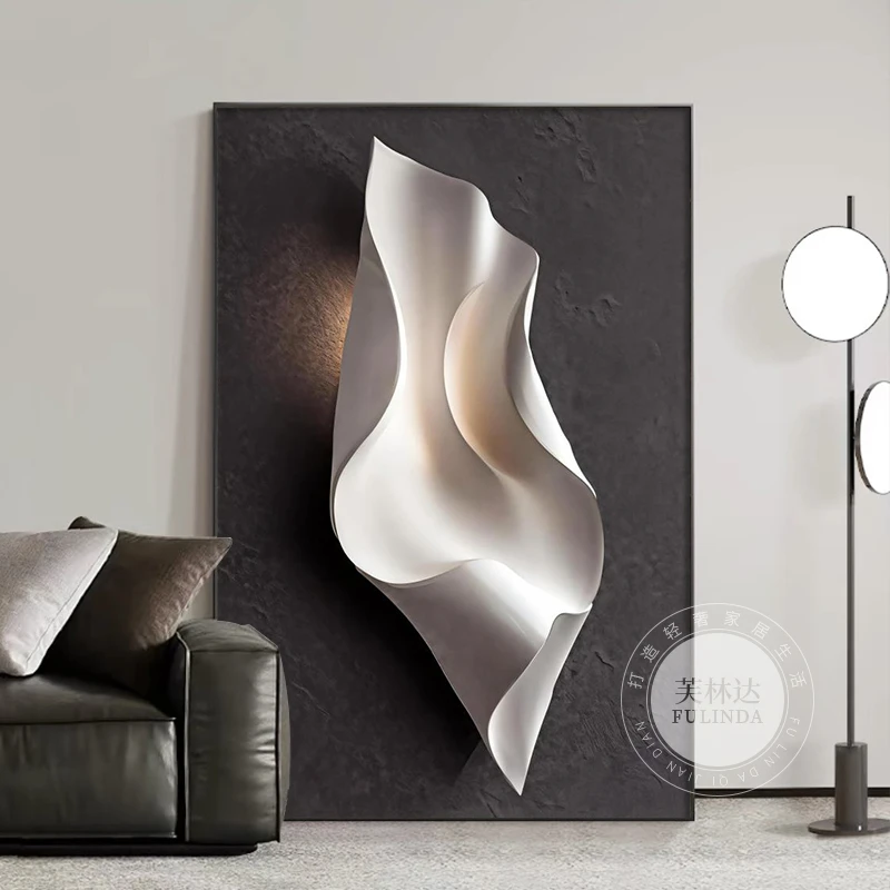 高档大气客厅装饰画现代简约沙发背景墙挂画轻奢艺术走廊玄关壁画