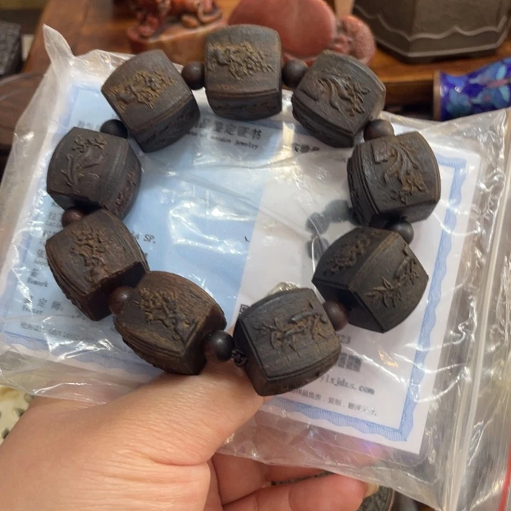 鸡翅木类端景台陶瓷陶瓷艺术家的