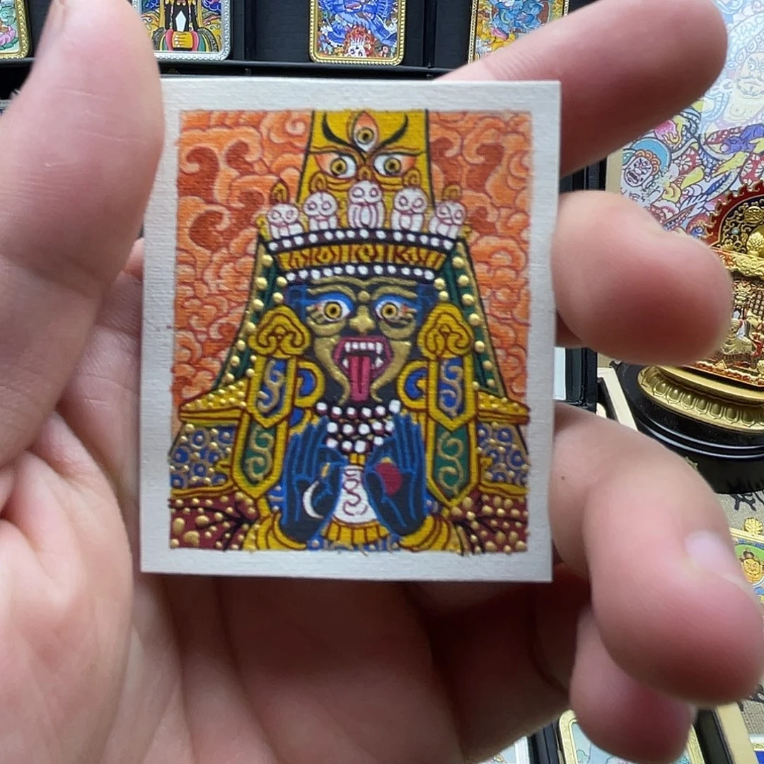 吊坠扎基拉姆本尊单画布