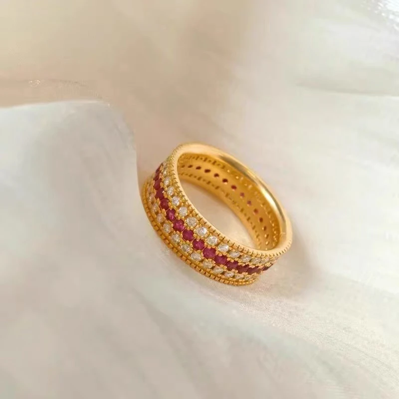 铜合金磁铁戒指 【LUMIEN】气质高级感戒指女LX5CAA029