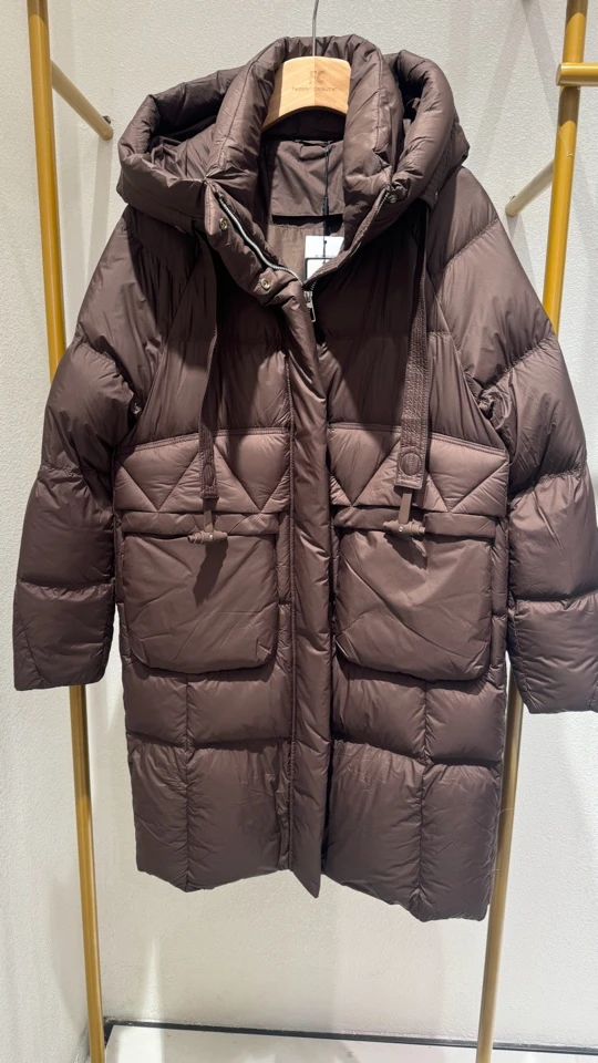 阿兰品牌精选宽松版时尚休闲大气中长外套