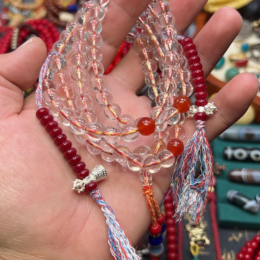 噜***噜琉璃成品水精念珠