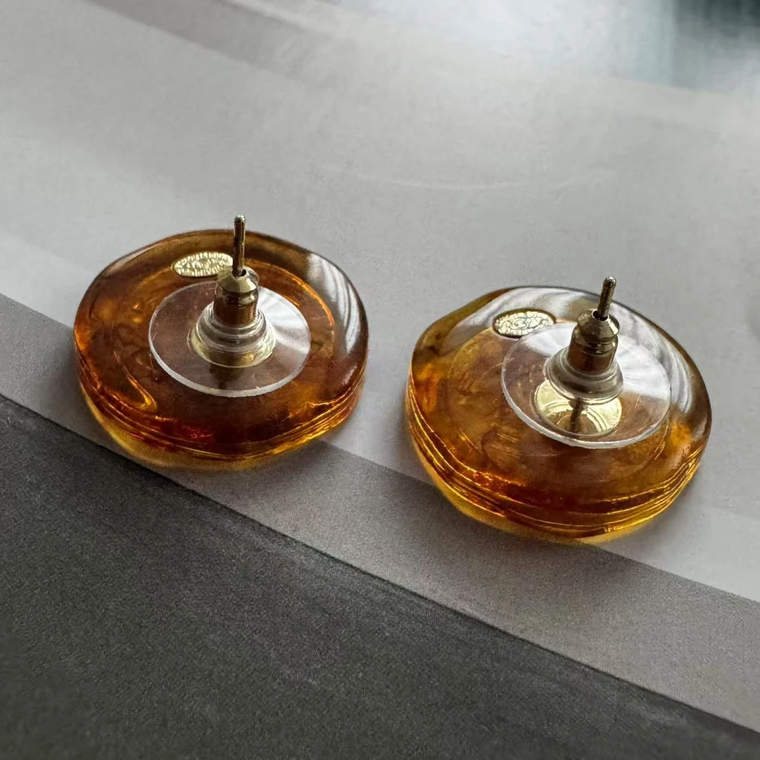 铜合金耳饰 VTGViVi饰品/中古饰品/时尚复古百搭款/P130/新款耳钉