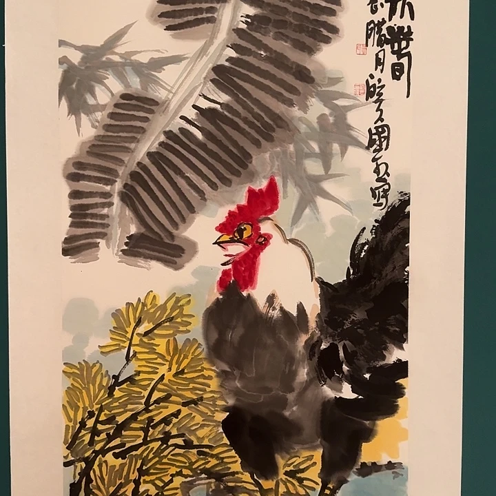 国画单老师作品画作
