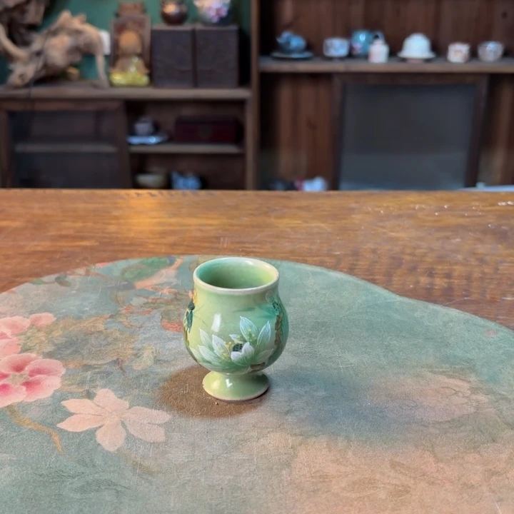 柴烧纯手工手绘陶瓷