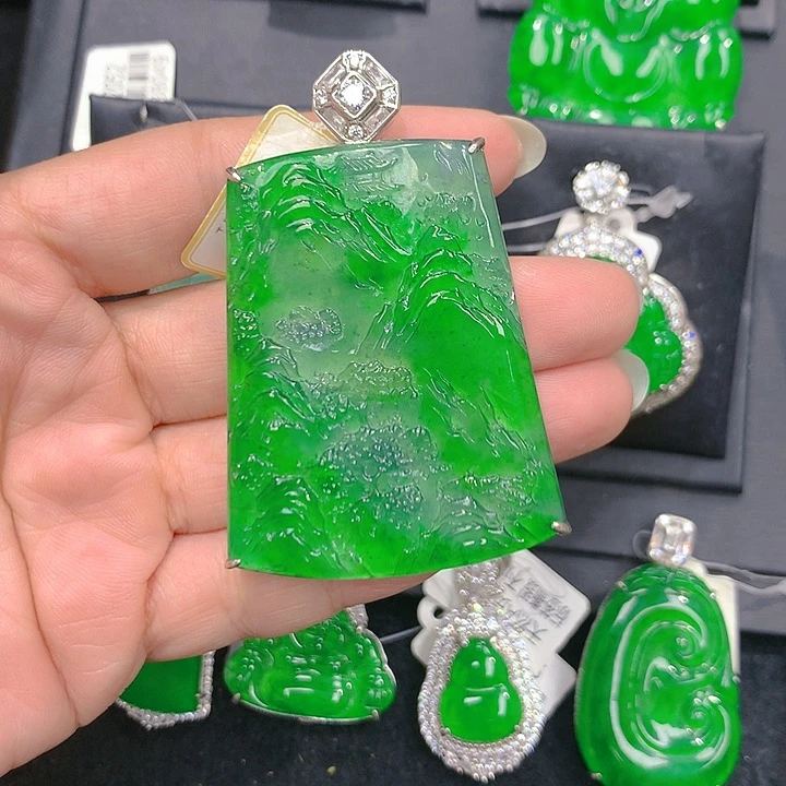 颈饰未镶嵌翡翠.008552