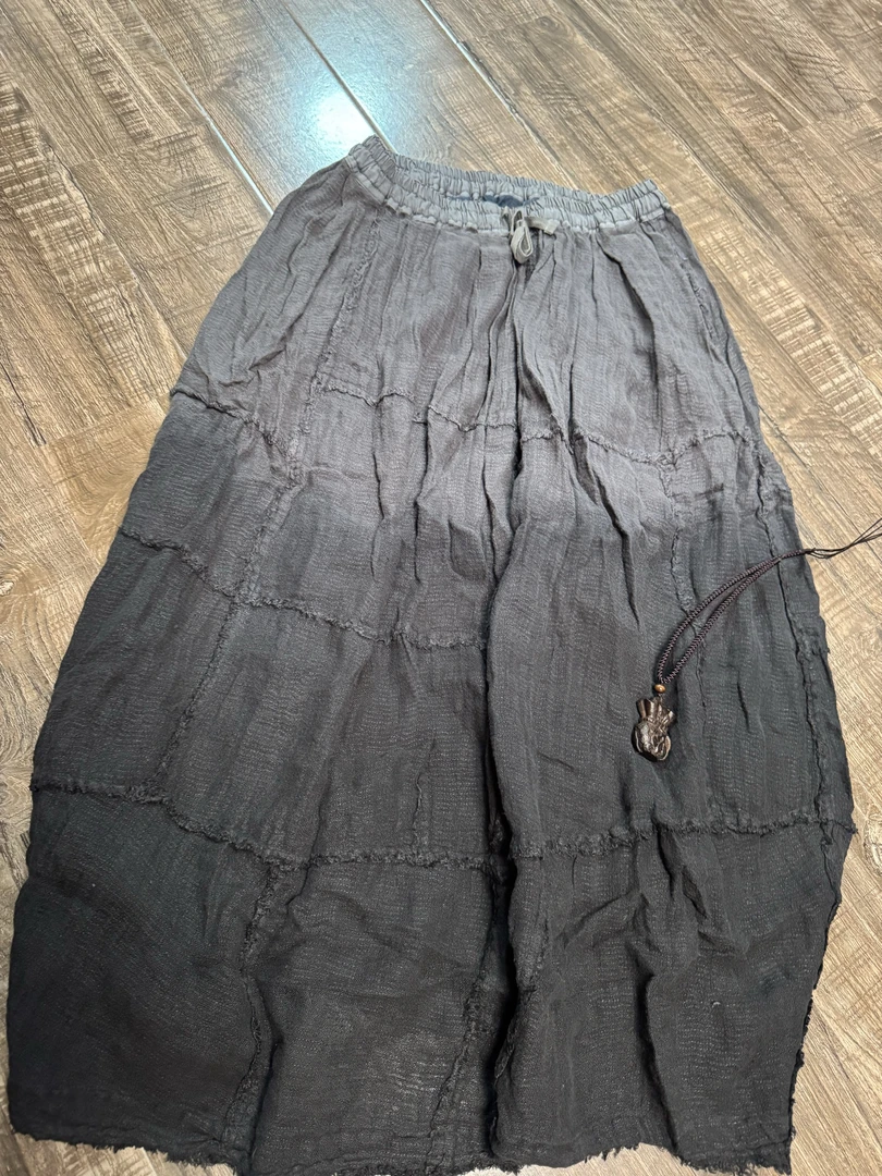 薄款 气质吊染半裙 （裙长拆包88熨烫后90）